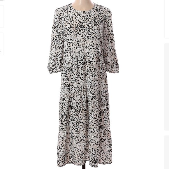 Ophelia Roe Dresses & Skirts - Ophelia Roe Animal Print Midi Dress